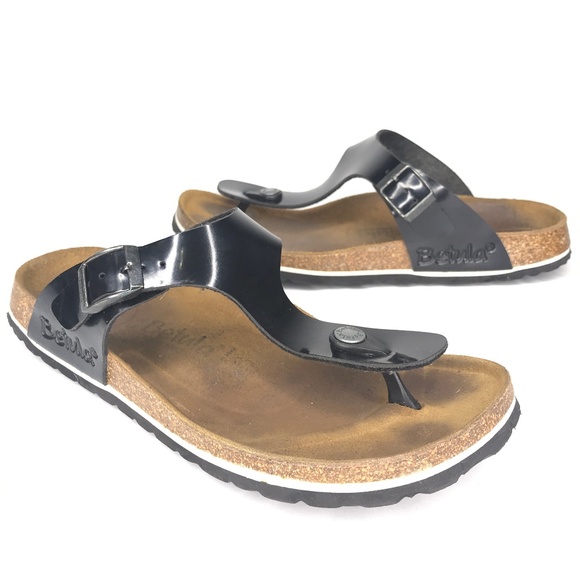 Birkenstock Shoes - Betula by Birkenstock Rose Black Sandals SH0687